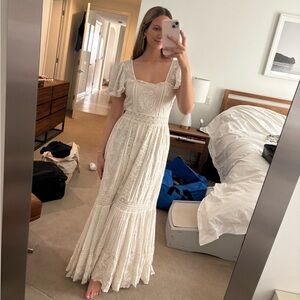 LoveShackFancy Maxi Dress White